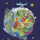 Educational illustration Wereld in Getallen - Malmberg