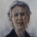 Woman, oil on canvas, 25x25 cm, € 275,-